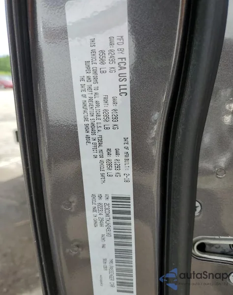 2018 Dodge Charger Police z USA, uszkodzony, nr VIN 2C3CDXKTXJH249103